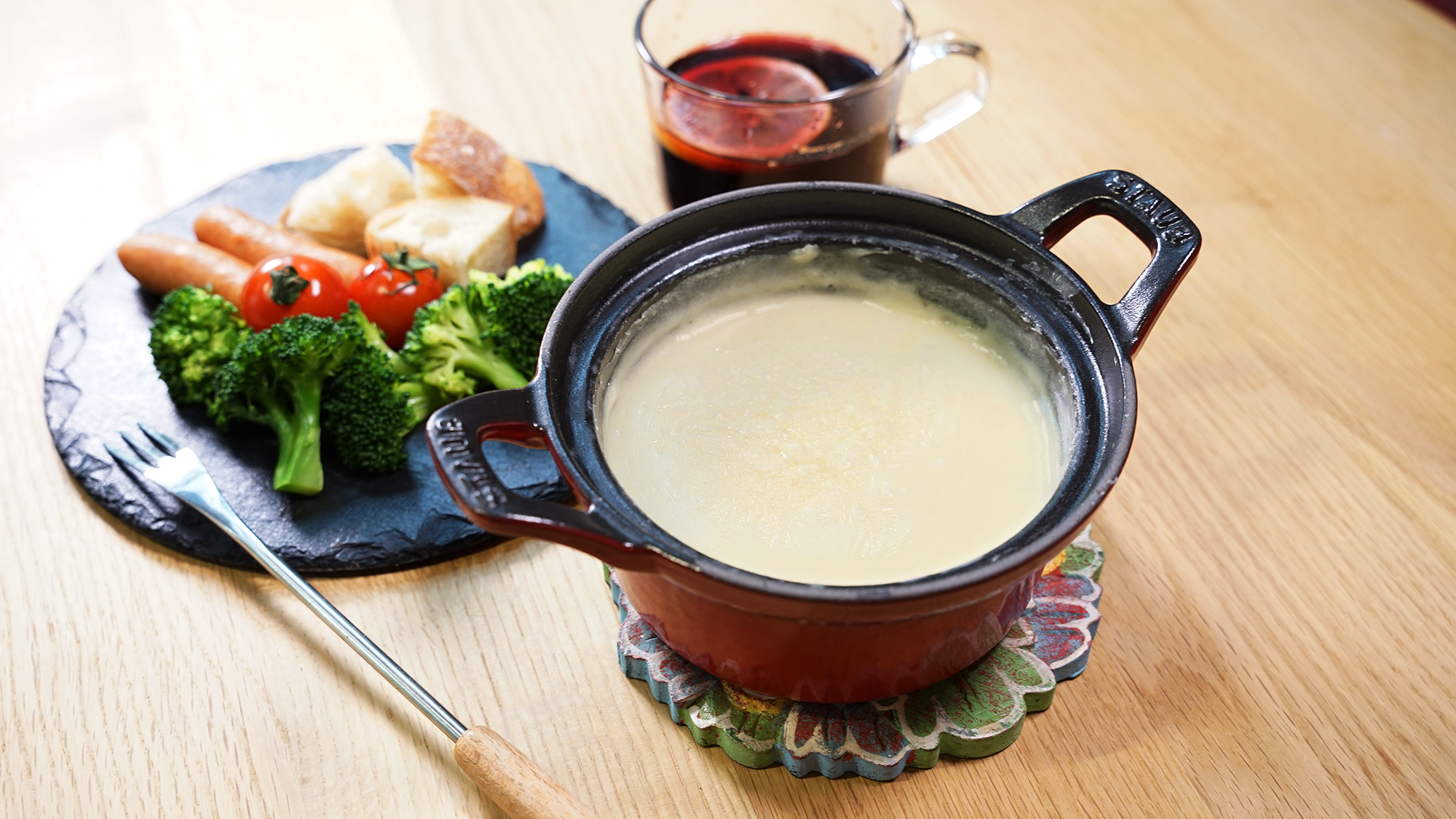 Frugal Cheese Fondue using Mochi | JJ Kitchen in Tokyo