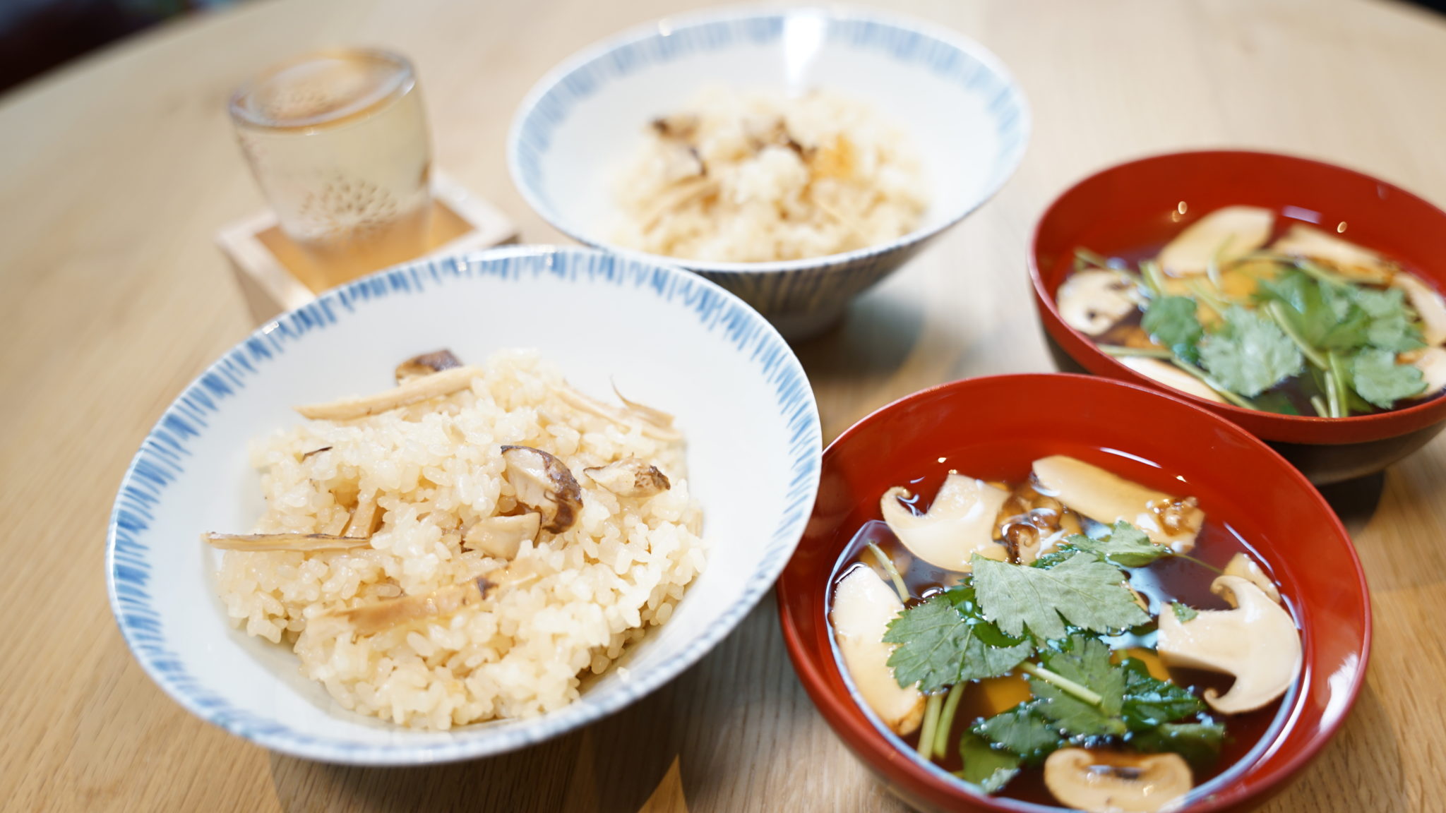 Matsutake Rice & Soup JJ Kitchen in Tokyo